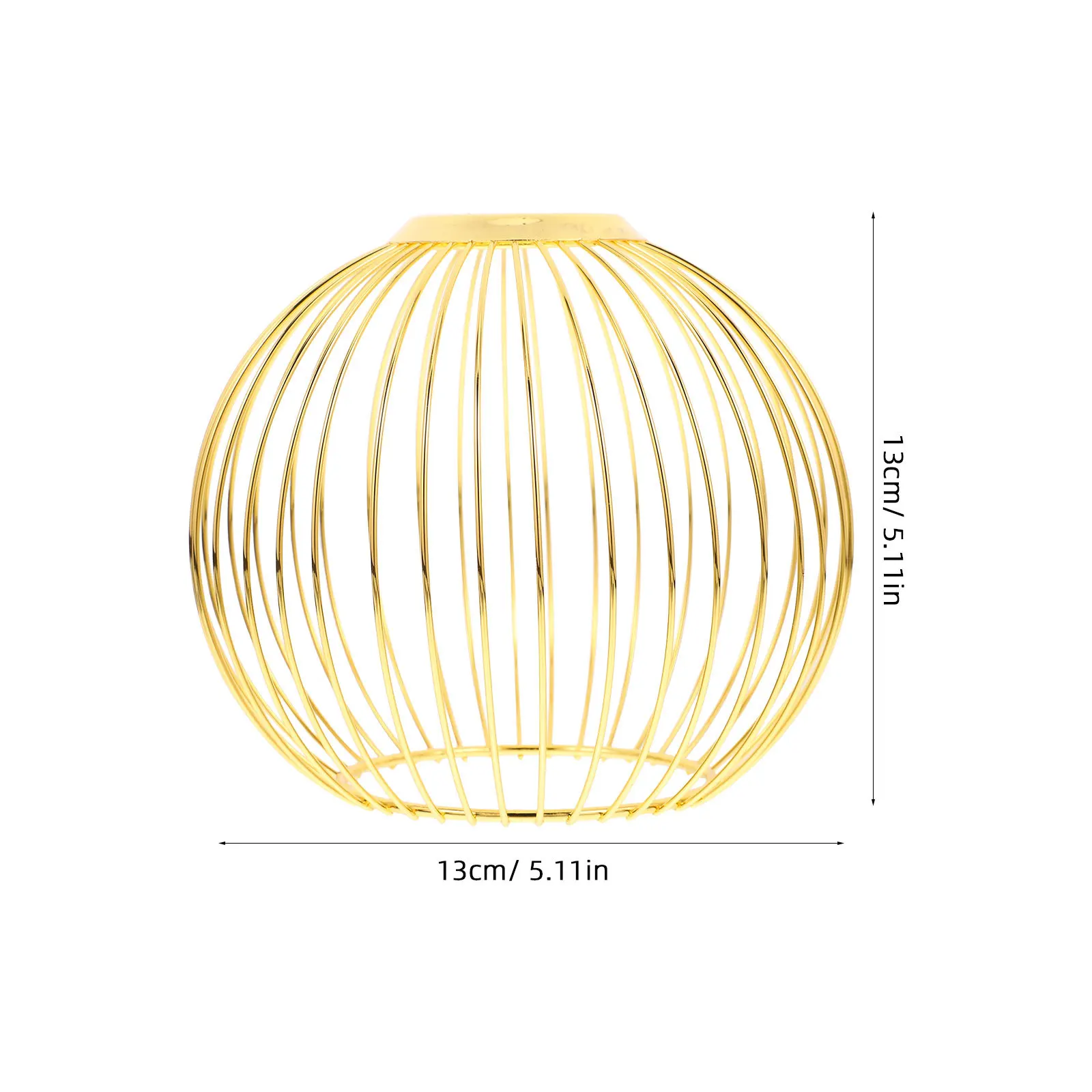 سلك الحديد عاكس الضوء خمر النمط الصناعي الجوف خارج غطاء مصباح للمنزل مطعم مقهى سلك معدني الزخرفية #3