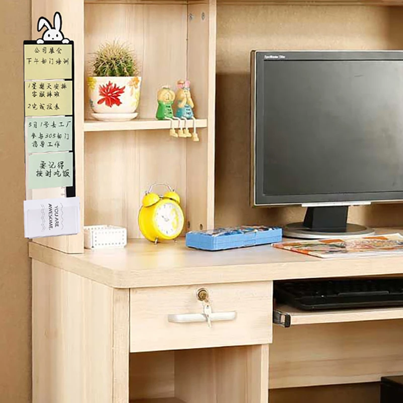 New Computer Side Message Board Memo Board Label Sticker PC Screen Monitors Side Panel Planner Writing Record Remind Memo Pad