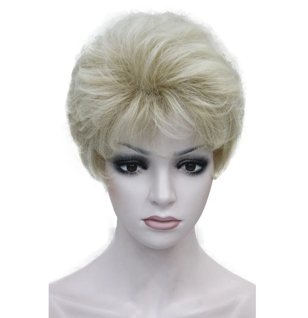 StrongBeauty Lady Women Short Syntheic Natural Wave Wigs Light Brown Hair Wig COLOUR CHOICES