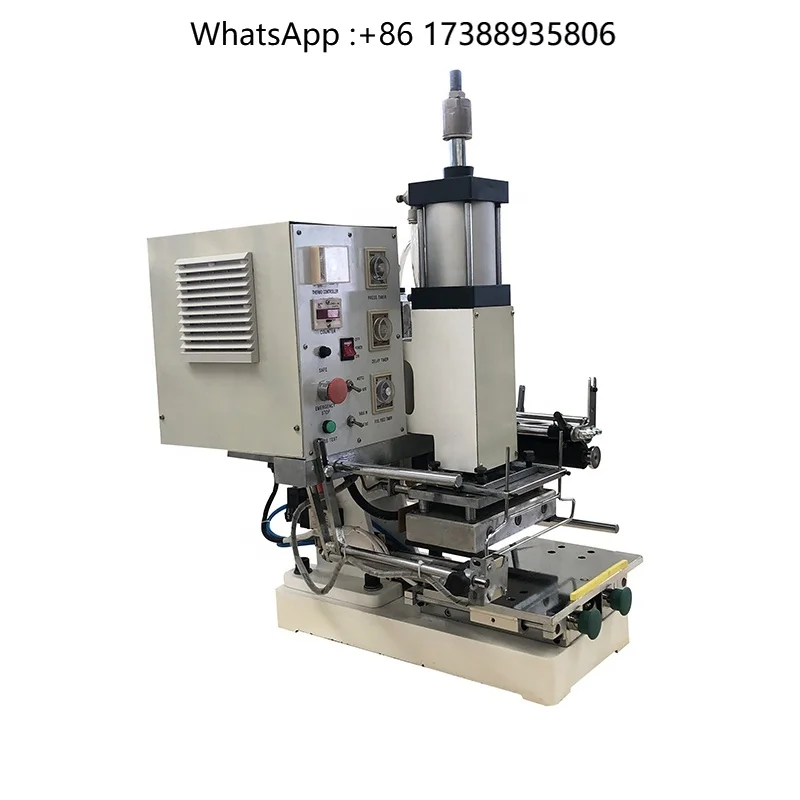 Convenient HG WT-1D Semi-Automatic Pneumatic Heat Press Machine with 15W Motor for Foil Printing and Embossing New
