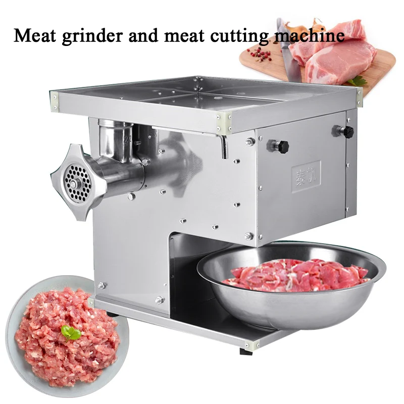 

Meat Cutting Machine Commercial Meat Slicer Cutter Machine Stainless Steel Electric Slicer for Vegetable Pork Lamb