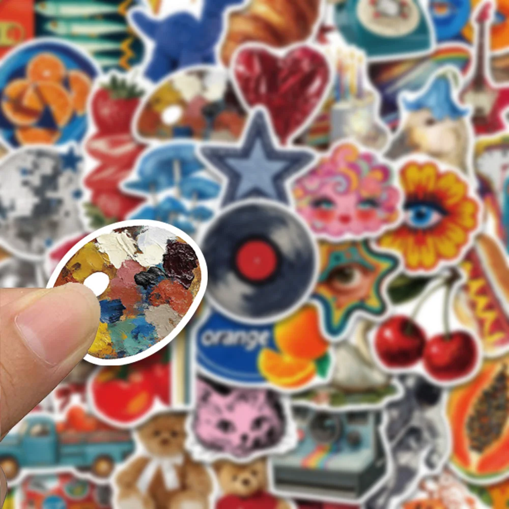 50 sztuk naklejek w stylu vintage y2k, do dekoracji etui na telefony, notatników, butelek na wodę, deskorolek, wodoodporne naklejki