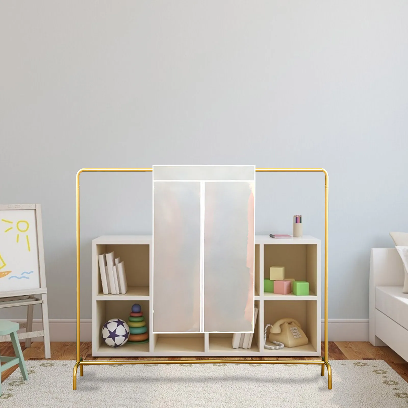 

Dust-Proof Garment Bag Premium Protective Cover for Suits Shirts Clothes Storage Wardrobe Organizer Garment Bag