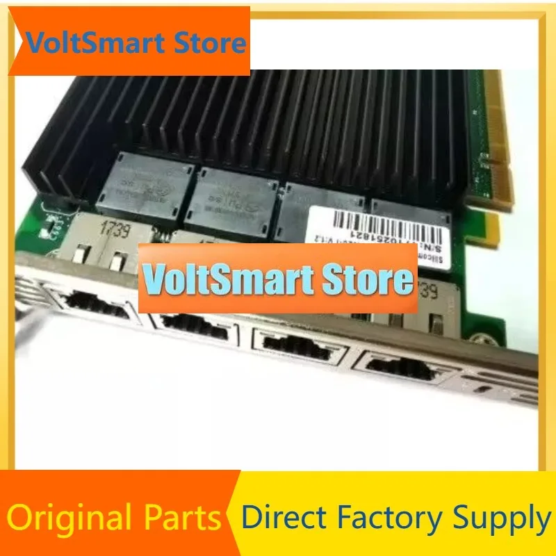 VoltSSilicom Quad Port 10gb Pcie Rj45 Pe310g4i40eu-t X540-t4 Ethernet Network Adapter
