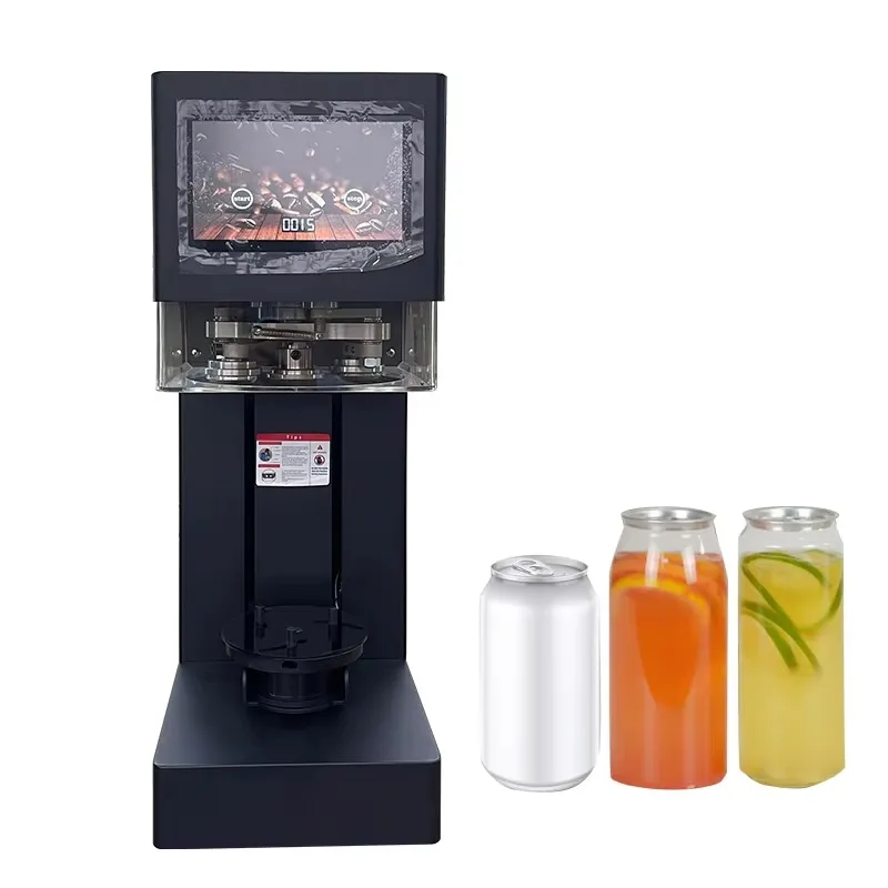 

Factory New Arrival Aluminum Electric High Productivity 3 Seconds Paper Can Sealing Machine Fully Automatic for Pet Beverage