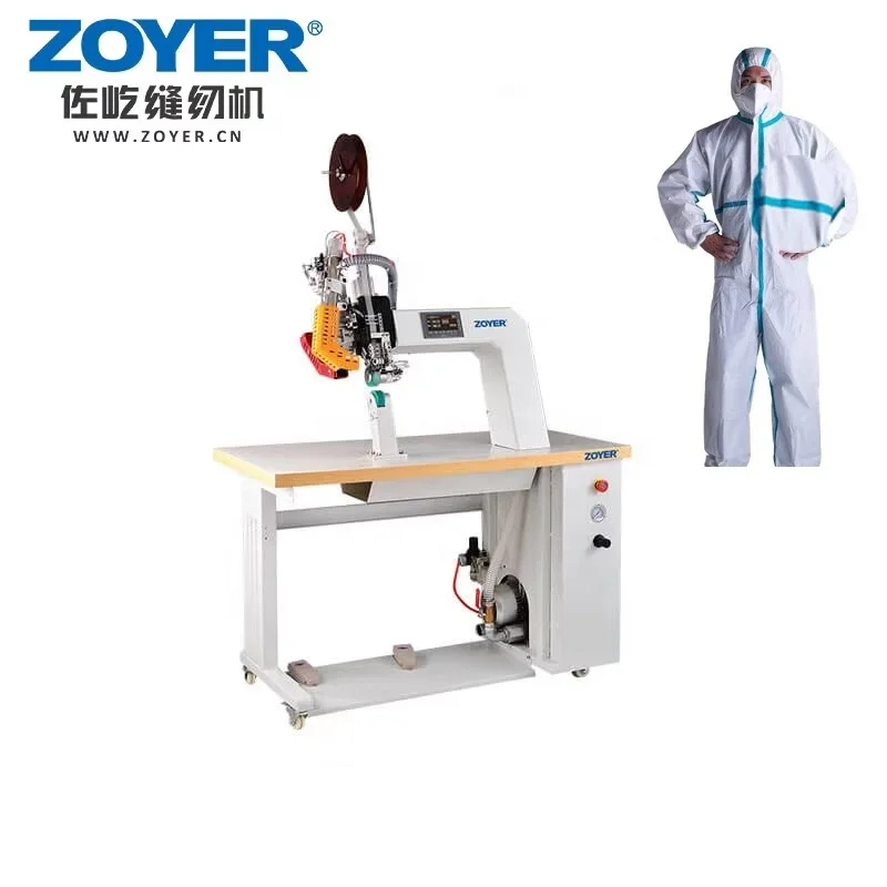 ZY-HA01A Hot air seam sealing tape machine with single face raincoat clothing protection clothing tape machine