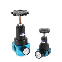 Pneumatic High Pressure Regulating Valve QTYH-8/10/15/25/50 1/4 3/8 1/2 2 BSP Inlet Port 0~40 Bar Air Regulator With Gauge
