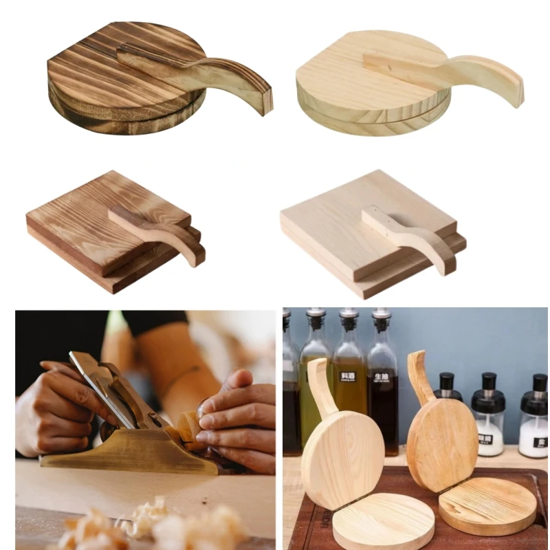 Dumpling Skin Press Tool Wooden Dough Dumpling Wrapper Making Mold Kitchen Pastry Baking Tools Kitchen Tool