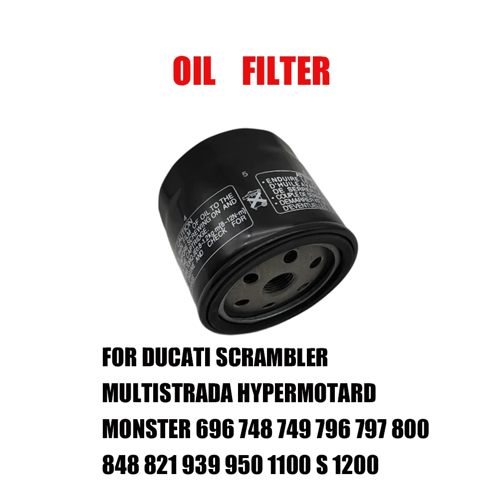 

Для DUCATI Scrambler Multistrada Hypermotard Monster 696 748 749 796 797 800 848 821 939 950 1100 S 1200 Аксессуары для масляного фильтра
