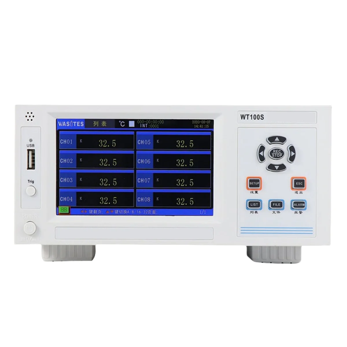 MYAMI Intelligent 8 16 24 32 40 48 56 64 multi-channel temperature recorder Thermocouple temperature tester with Touch screen