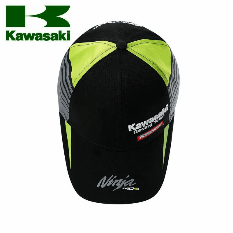 Kawasaki motorcycles Baseball cap Kawasaki Adjustable Hat Cotton Dad Hat Men's Women's Outdoor Sports Hat Fashion Sun Hat Hat