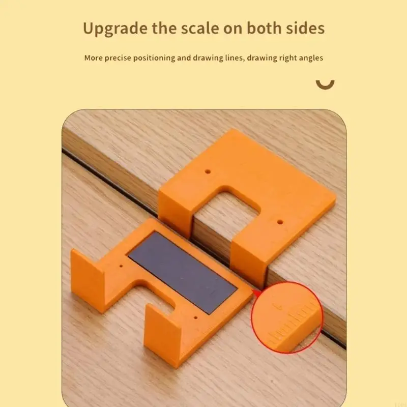 Hinges Brackets Featuring Double Side Scale For Precise Alignment