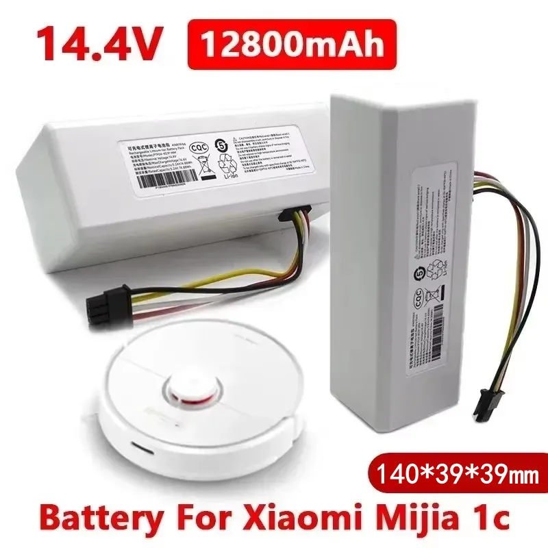 

14.4V 12800mAh P1904-4S1P-MM Battery For Xiaomi Mijia 1C STYTJ01ZHM Robot Vacuum Mop Cleaner Accessories Parts original