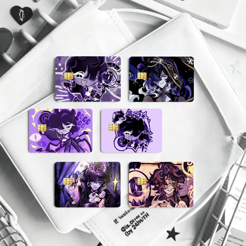 Black S-Sapphire C-CookieS  Card HD Stickers Game Card Decal Card Matte Film Skin Small Chip Waterproof Sticker