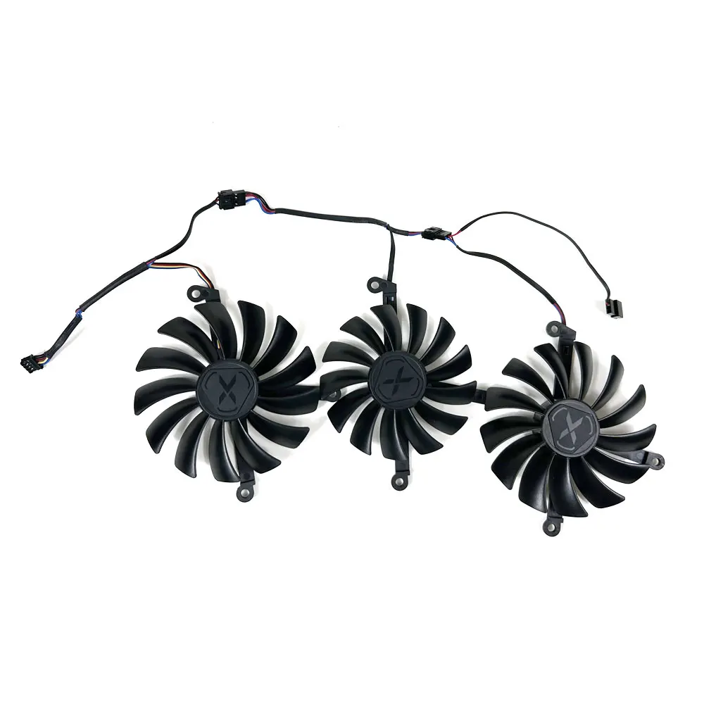 Ventilador de refrigeración para tarjeta de vídeo, dispositivo para XFX Speedster MERC 319 AMD Radeon RX 6800 6900XT 6800XT GPU 95MM CF1015U12D 87MM CF9015U12D, nuevo