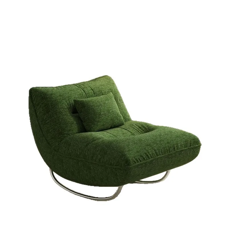 Lazy sofa rocking chair, living room single sofa, balcony leisure, can lie down and sleep