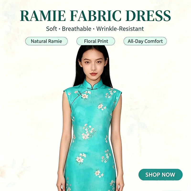 Mulberry silk fabric with good draping and natural antibacterial properties, suitable for tablecloths and Hanfu clothing.2026