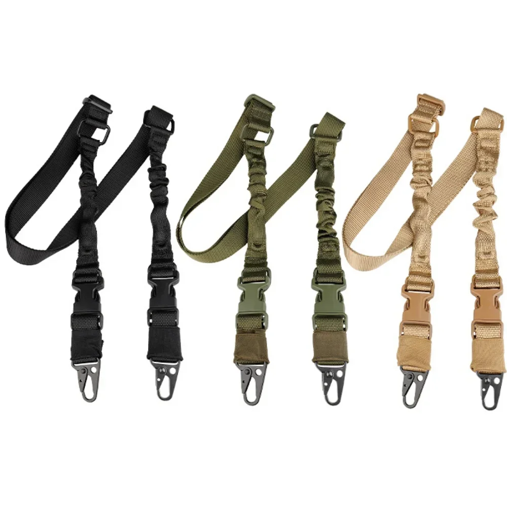 Eslinga para Rifle de 2 puntos, cuerda para pistola de juguete, correa de hombro ajustable, accesorios tácticos para exteriores, cinturón de flejado para pistola de juguete de dos puntos