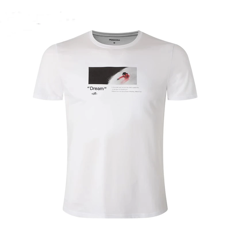 

Motorcycle Breathable Fashion Printed Half Sleeve Top Trendy Brand T-Shirt Casual Easiest for Match T-Shirt Men's Short Sleeve