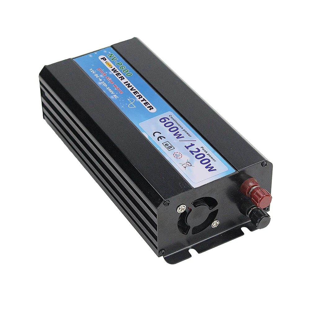 USB 600W Pure Sine Wave Power Inverter Off Grid High Frequency Power Inverter For House Inverter With Cigarette Lighter Output
