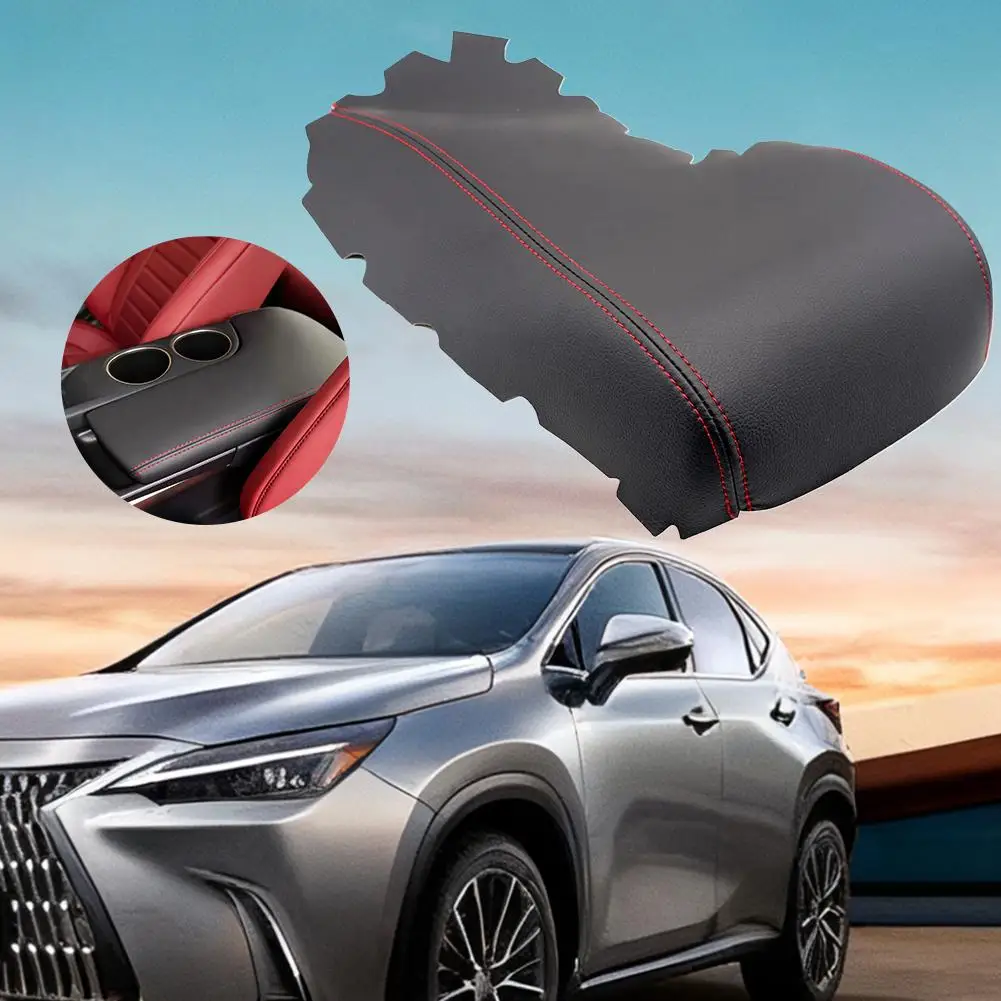 

Soft Leather Armrest Cover For IS200 IS250 IS300 IS350 2014-2017Center Console Lid Armrest Box Bench Seat Cover Trim W6S6