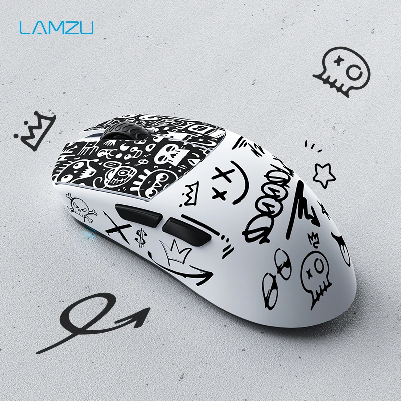 Imagem -06 - Lamzu Maya-mouse sem Fio Personalizado Dual-mode Paw3950 Chip Nórdico 8k E-sports Leve Fps Jogos pc Acessórios Gamer