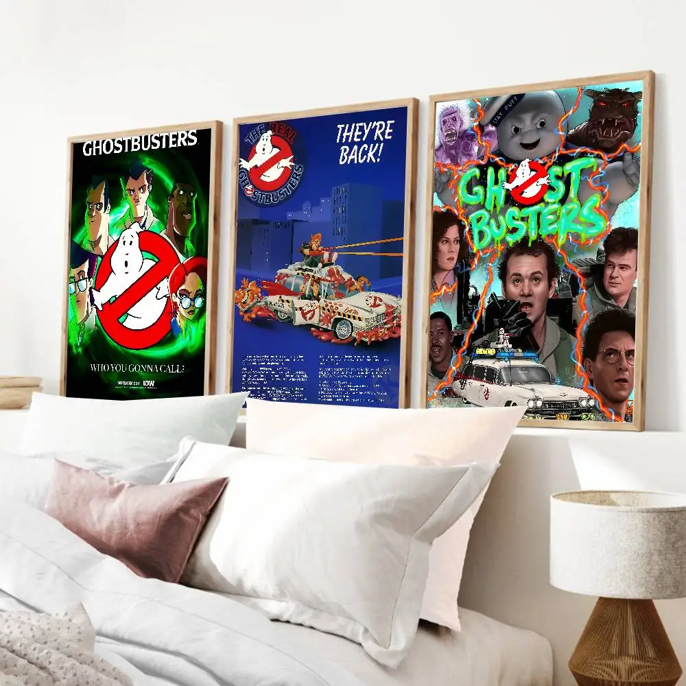 E-Extreme G-Ghostbusters  movie  Poster Self-adhesive Art Waterproof Paper Sticker Coffee House Bar Room Wall Decor