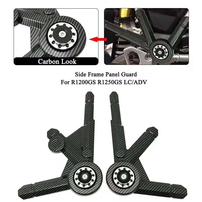 

Carbon Look Side Frame Panel Guard Protector Left Right Side Cover For BMW R1200GS LC ADV R1250GS Adventure GSA 2013-2023 2022