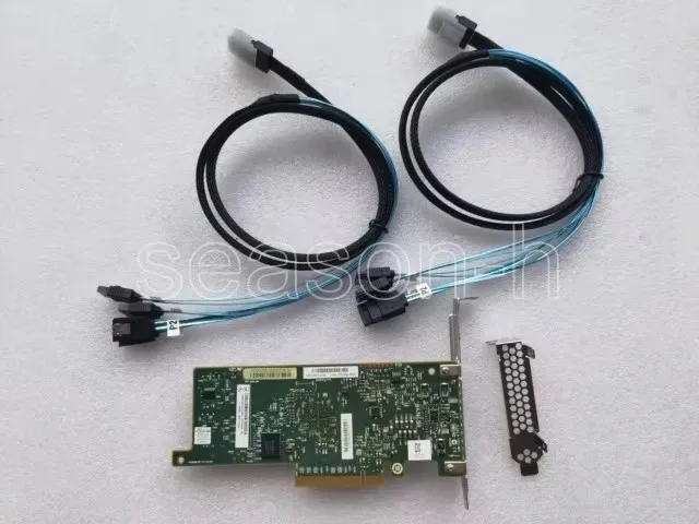 

MegaRAID SAS2308-8I 9217-8I 8-Port 6Gb/s HBA SAS/SATA RAID Card+2PCS 8087 TO 4SATA