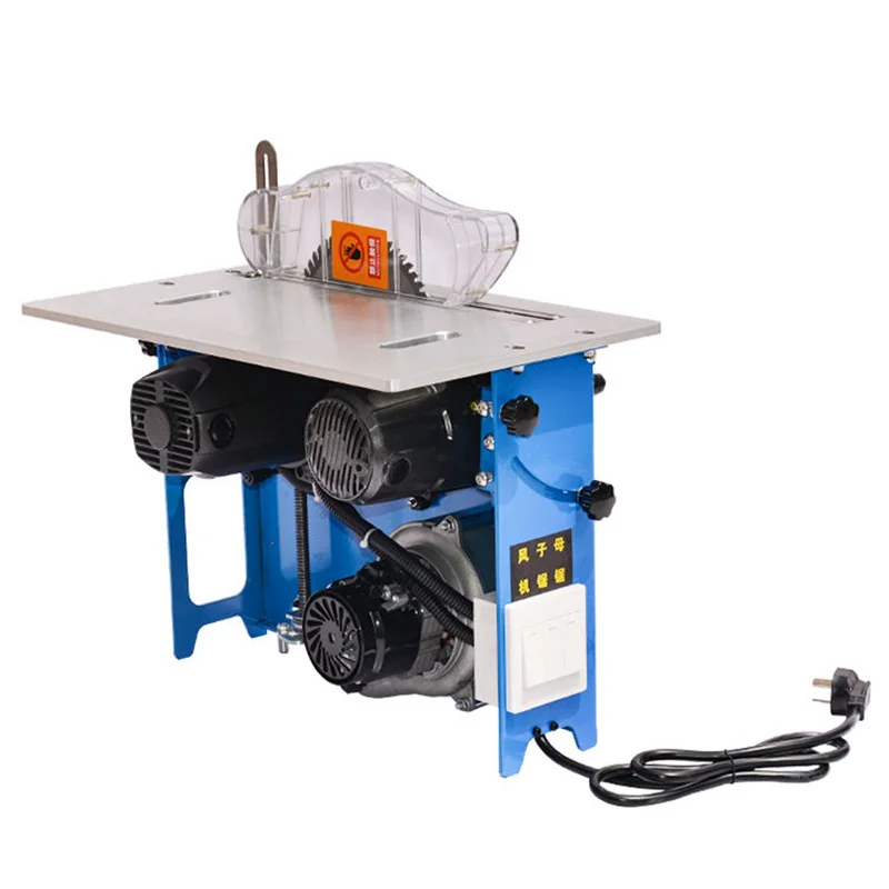 220V 2800W Table Saw Mini Table Chainsaw Cutting Machine Speed Angle Adjustable Lifting Blade Cutting Machine