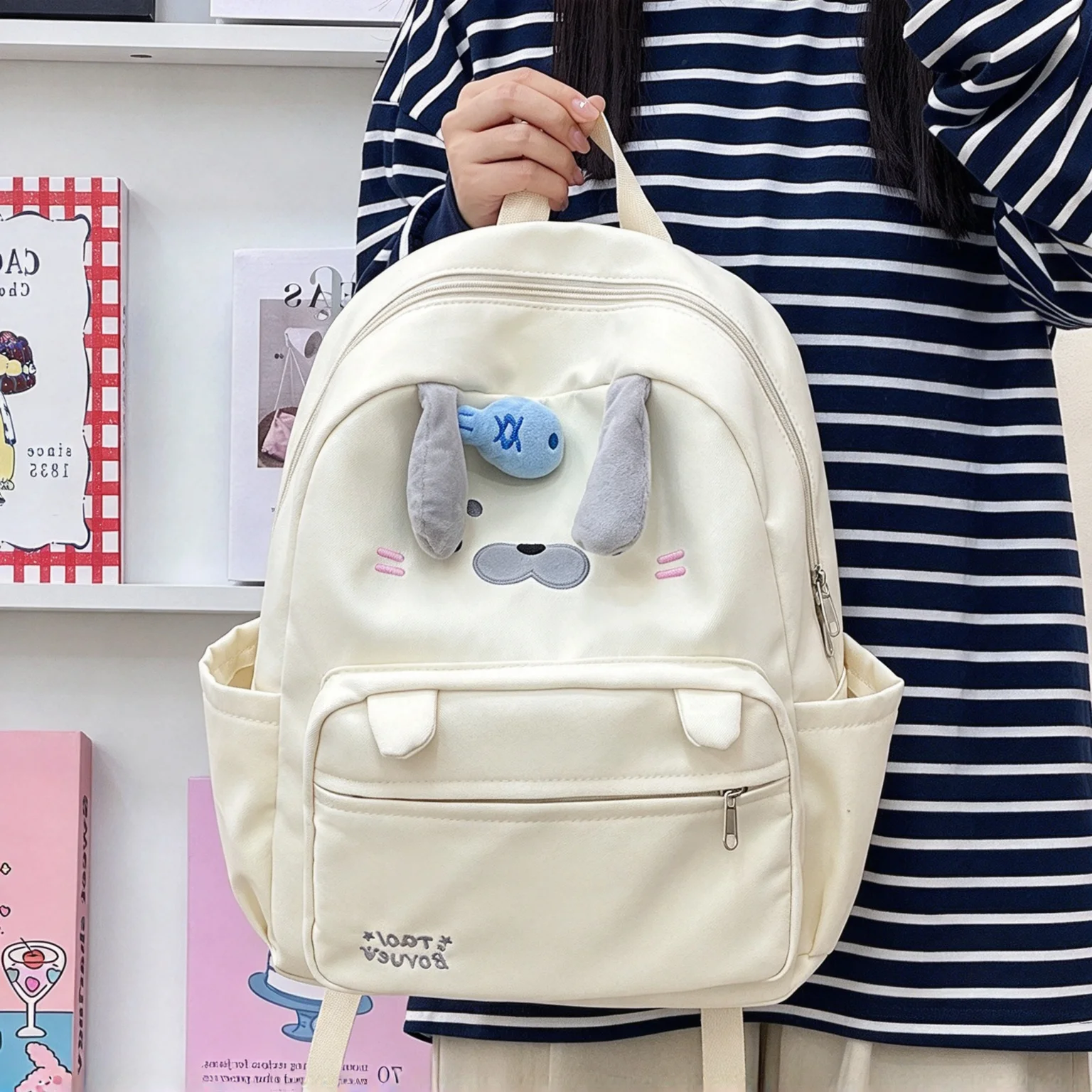 mochila-kawaii-com-desenho-de-foca-grande-capacidade-mochila-casual-para-o-dia-a-dia-alca-ajustavel-reforco-triangular-ideal-para-uso-diario-presente