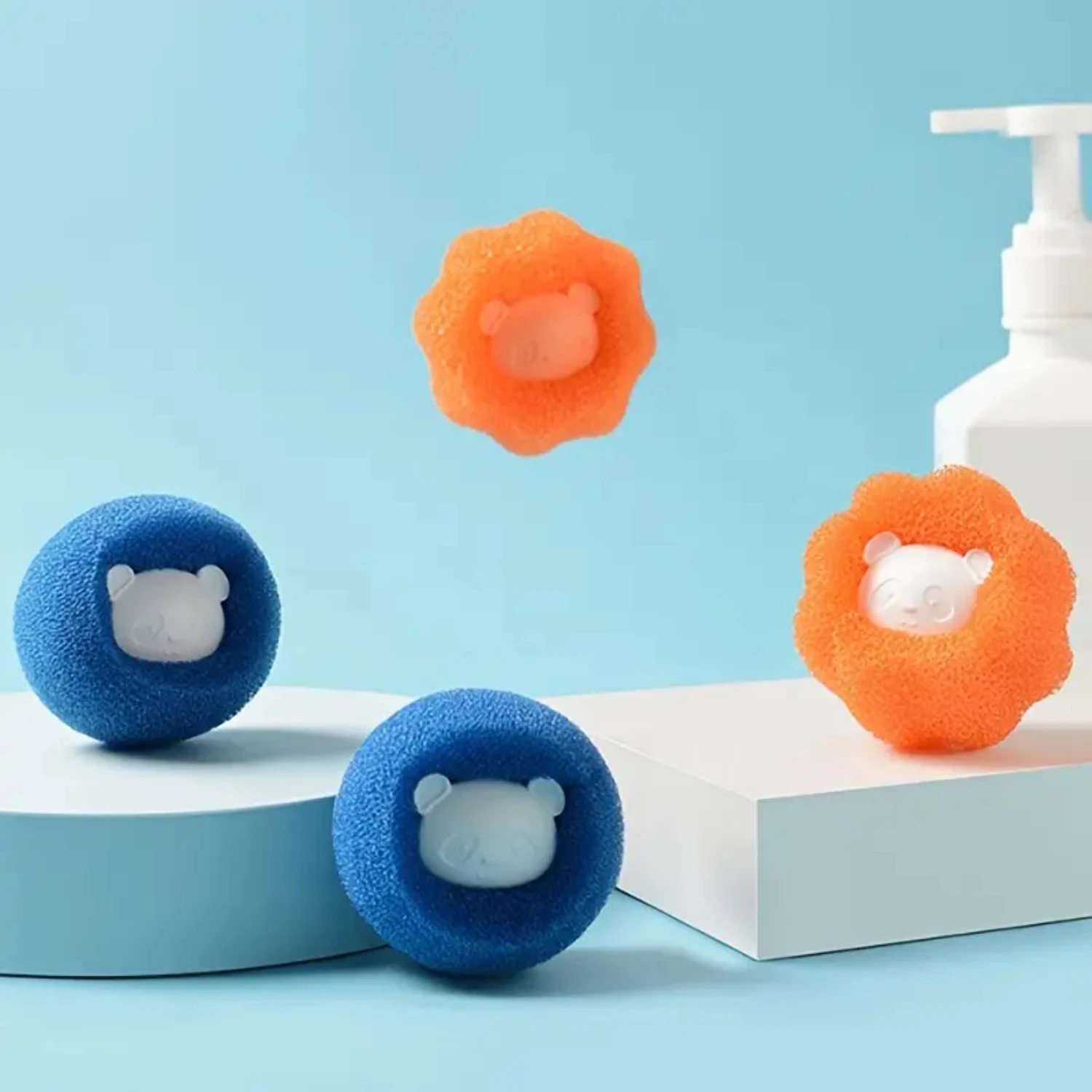 

Highly Effective Anti-Tangle Laundry Balls Set - Recommended for Fresh and Clean Laundry with Lint Removal Action - Simplify You