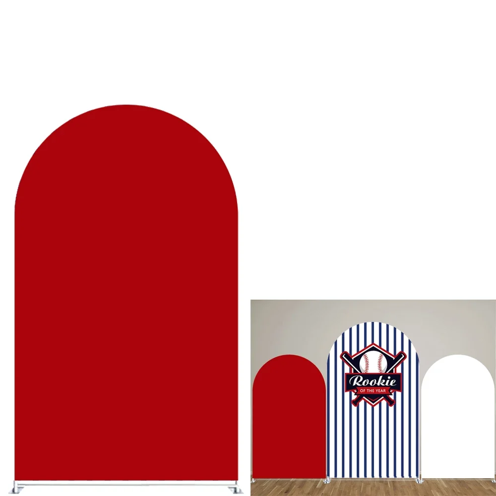 Pokrowce na tło z łukiem baseballowym w paski dla przyjęcia urodzinowe motyw sportowy, rekwizyty do dekoracji fotografii noworodka