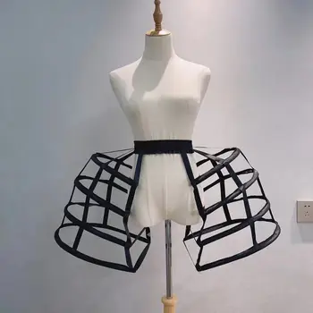 Anágua vitoriana para mulheres, Gaiolas De Bola, Hoop Skirt, Gaiola, Saia