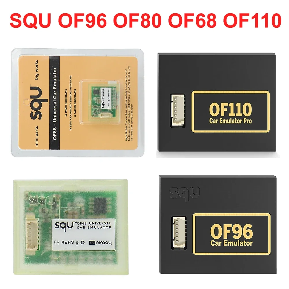 

SQU OF68 OF80 OF96 OF110 Универсальный автомобильный эмулятор SQU OF68 Автомобильный эмулятор Сброс сигнала Immo Программы Место ESL Диагностическое сиденье