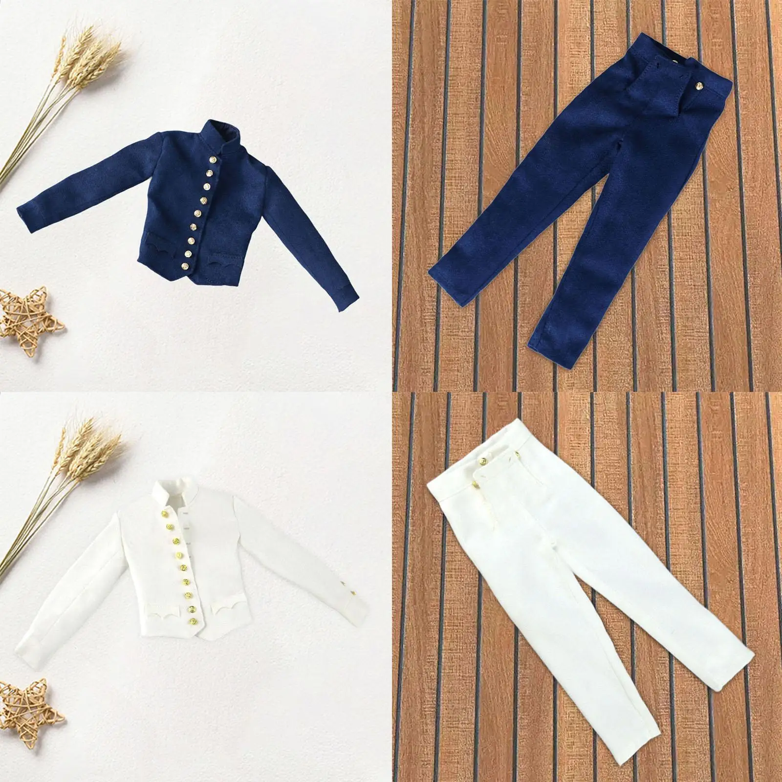 

1/6 Action Figure Clothes Fashion Collectibles Miniature Formal Costume Accessories Toy Doll Clothing Napoleon Uniform