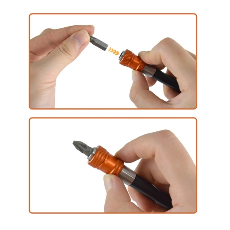 4Pcs 1/4inch Shank Bit Holder 60/100/150/300mm Bit Extension Holder 1/4inch Shank Bit Holder for Screwdriver Drill top sale