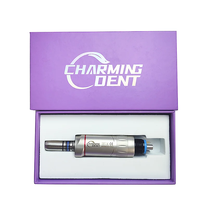 

Dental Equipment Low Speed Handpiece 1:2 Air Motor / Universal Connector Internal Spray Micro Motor Handpiece 6 Hole