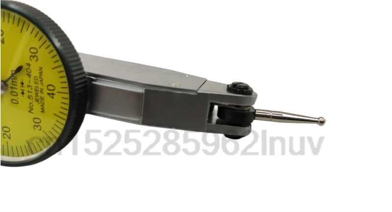 Mitutoyo CNC Lever Table Dial Indicator 0-0.8mm 0.01mm Gauge Scale Metric Dovetail Rails Indicator Measuring Tool 513-404