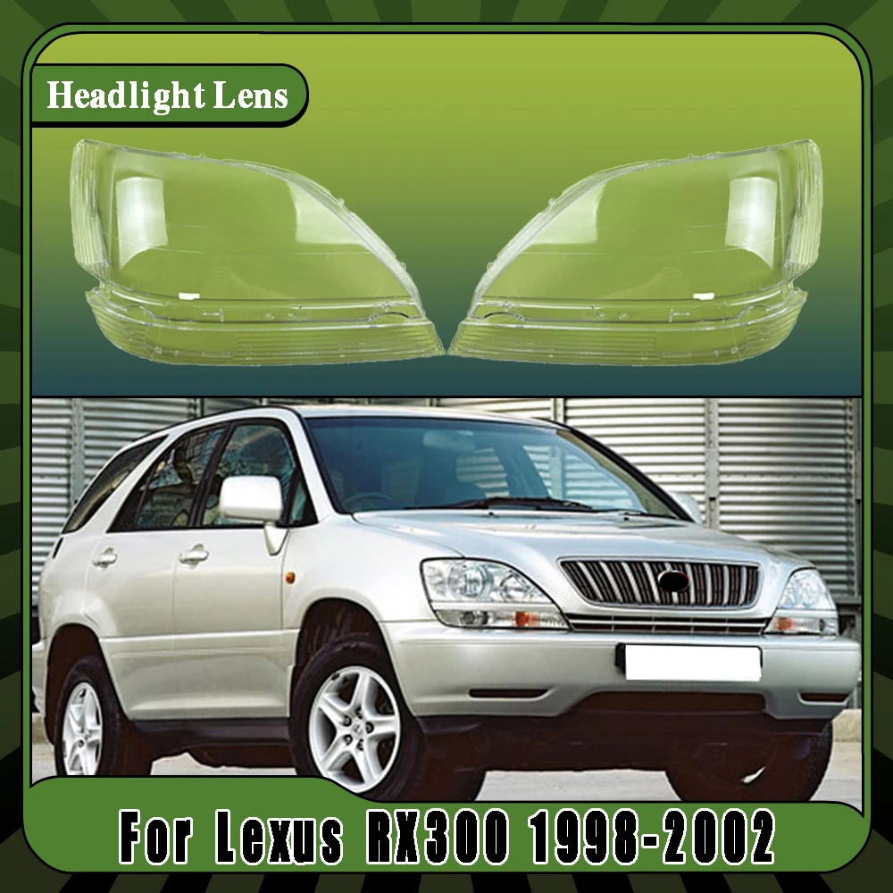 

Крышка передней фары автомобиля, прозрачный светильник, стеклянный корпус, маска на голову, прозрачный абажур, крышка для Lexus RX300 1998-2002