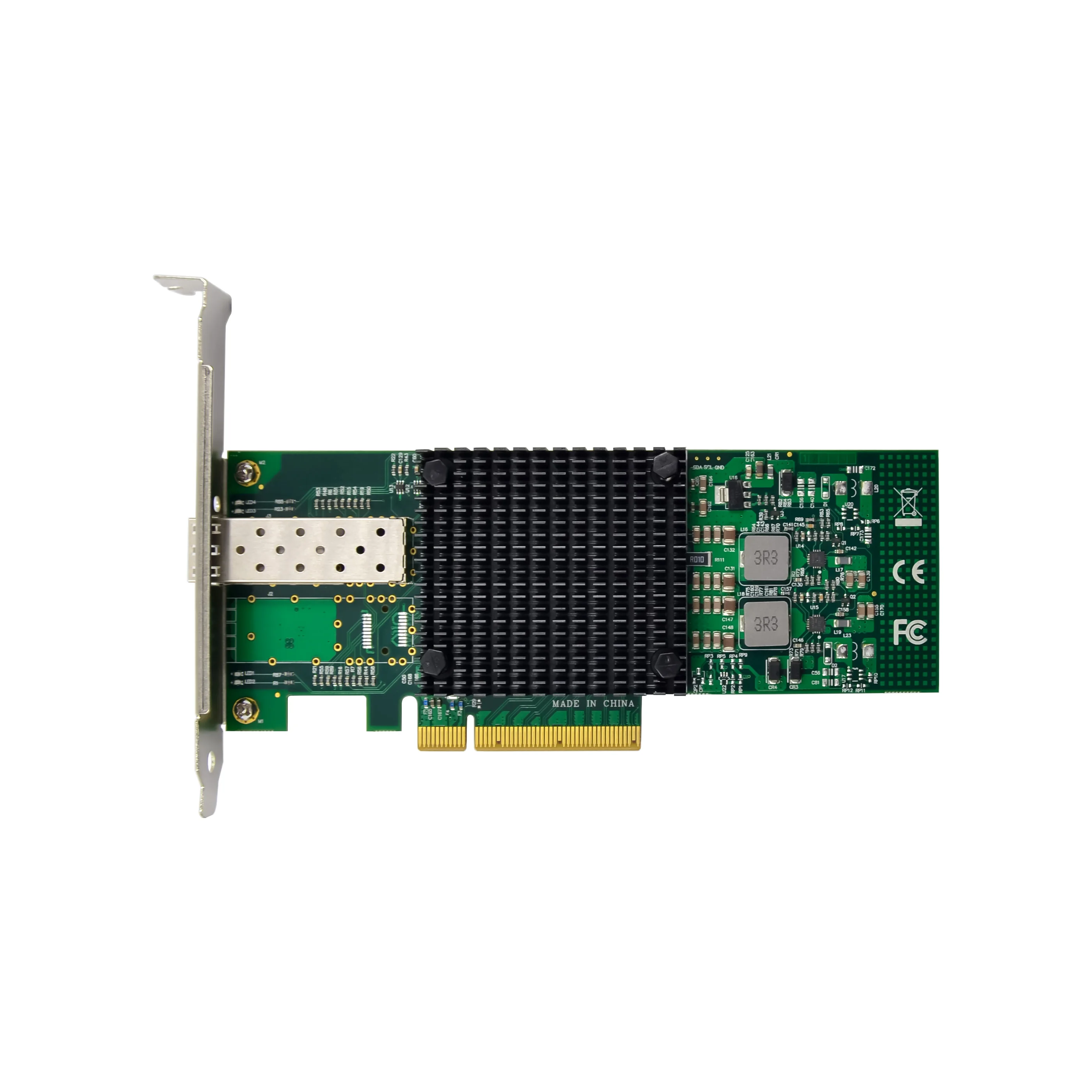 Interface de rede de servidor OEM SUNWEIT para Mellanox ST7306 PCIe X8 ConnectX-3 Single-10GbE SFP + Smart NIC Chip original