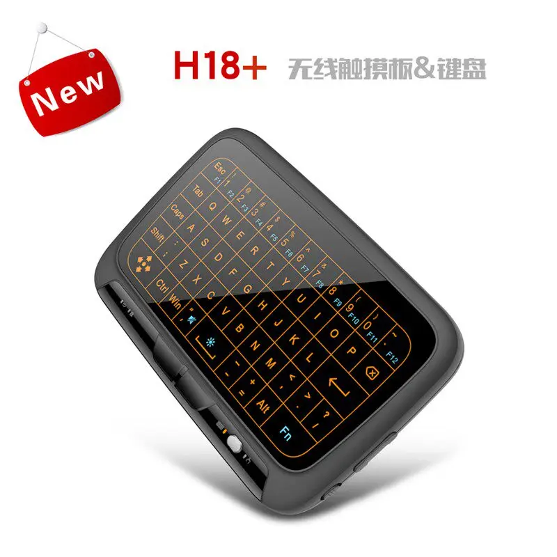 Mini Wireless Keyboard No LED Backlight Full Screen Touchpad Mouse Combination