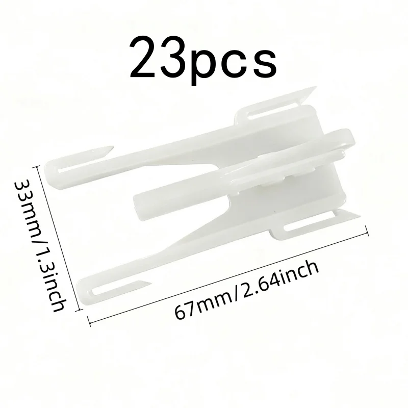23 pcs Butterfly Curtain Clips, Cute Clip-on Design, Lightweight Plastic, for Window and Door Curtains