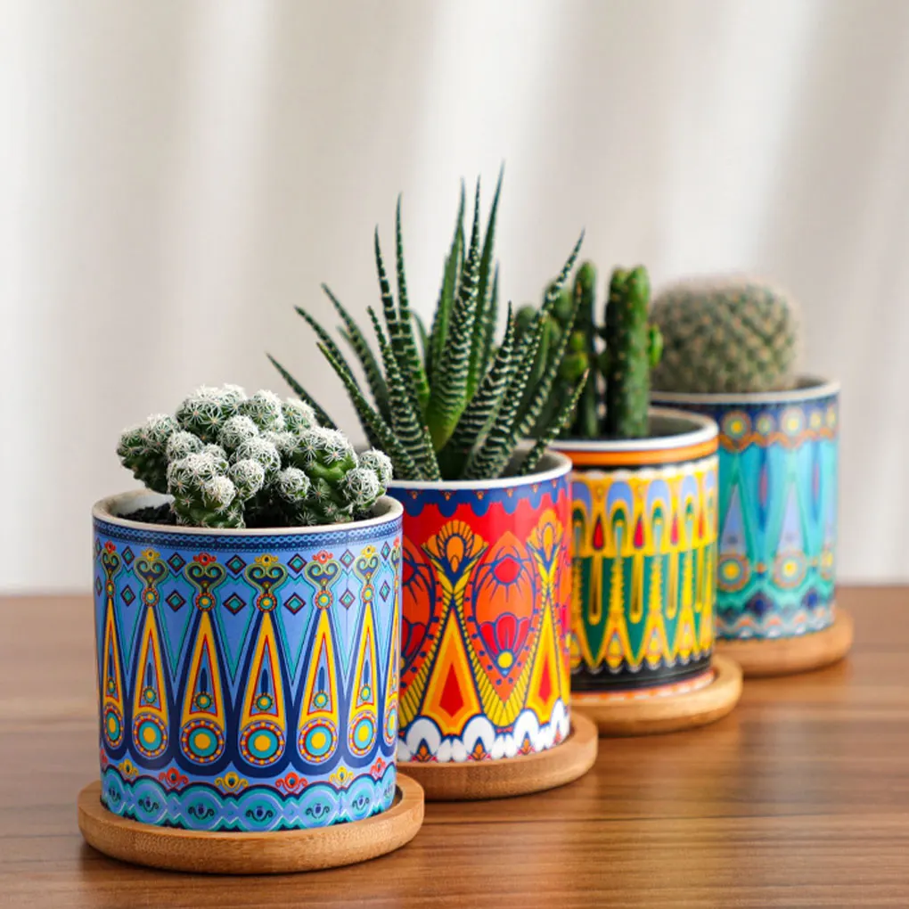 

Easy To Maintain Ceramic Plant Pot For Small Spaces Materials Ceramics Ceramic Flower Pot Flowerpots Stray 8.5*7.5