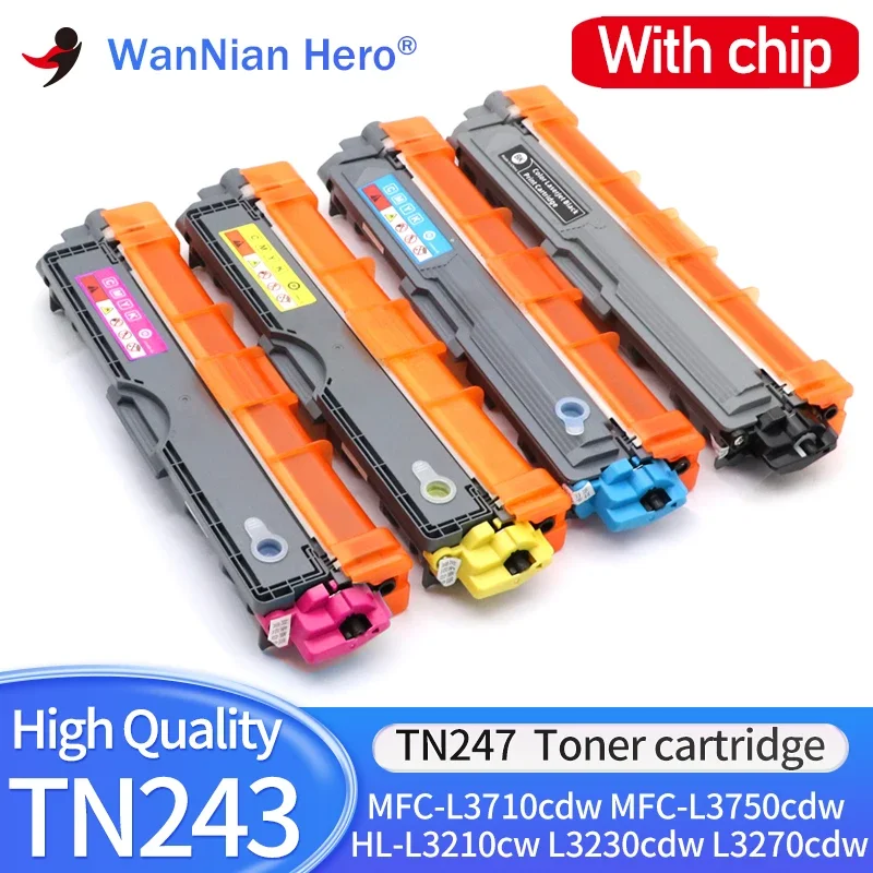 EU TN243 TN247 toner cartridge Compatible for Brother MFC-L3710cdw L3750cdw 3770cdw DCP-L3510cdw L3550cdw HL-L3210cw L3230 L3270