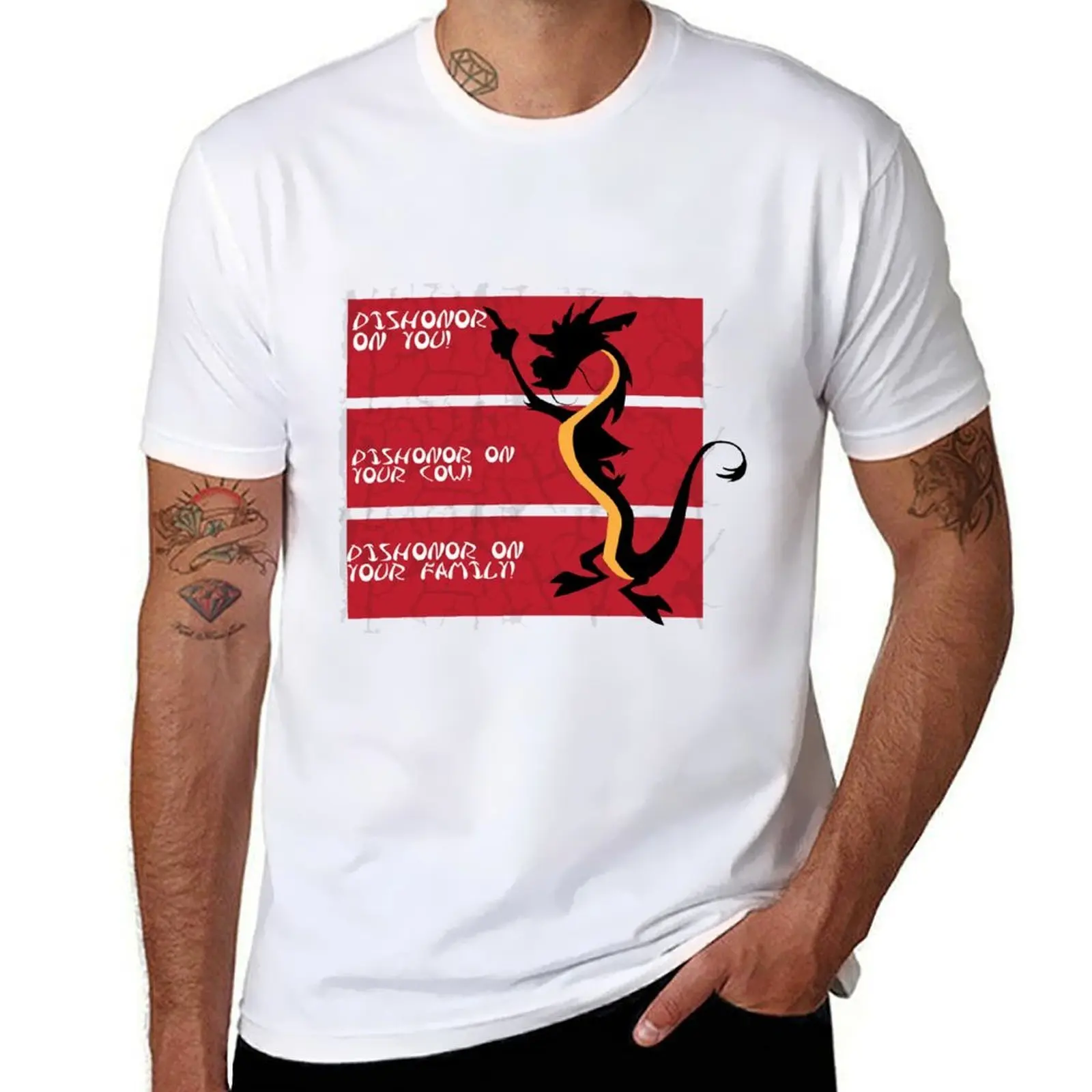 

Dishonor on your cow! T-Shirt t shirts for man cotton funny t shirts cotton 100% T-Shirt