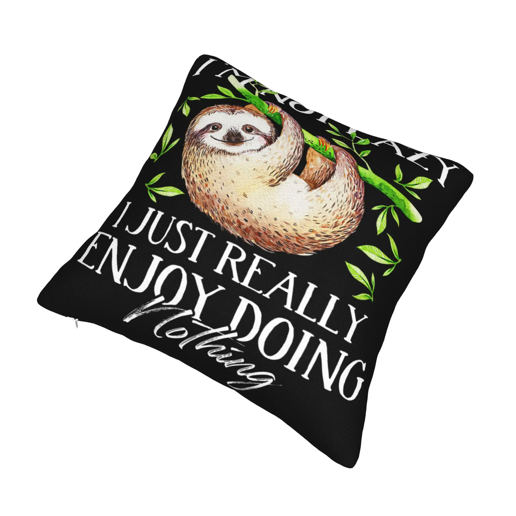 Decorative Pillow Cover I'm Not Lazy I Just Really Enjoy Doing Nothing Merch Bedroom  Pillow Case Cover Zippered Multi-Size