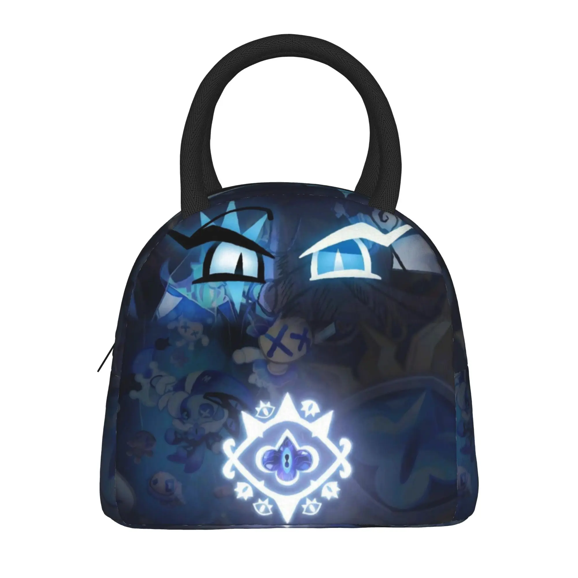Shadow Milk Cookie Insulated Lunch Bags for Men Women  Food Container Bags Portable Cooler Thermal Lunch Boxes For Work