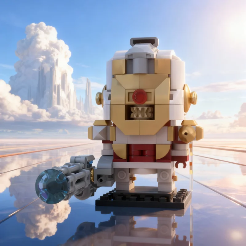 

201 деталь MOC Doom Maykr Slayer Brickheadz: Набор строительных блоков для творчества, подарок, декор для демонстрации, сборка, премиум-класс, для взрослых и детей, настольный декор