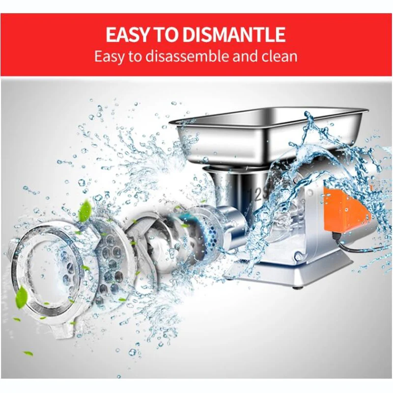 Heavy-Duty Commercial Electric Meat Grinder Machine 110v 220v New Condition Fresh Beef Pork Meat Mincer Equipment